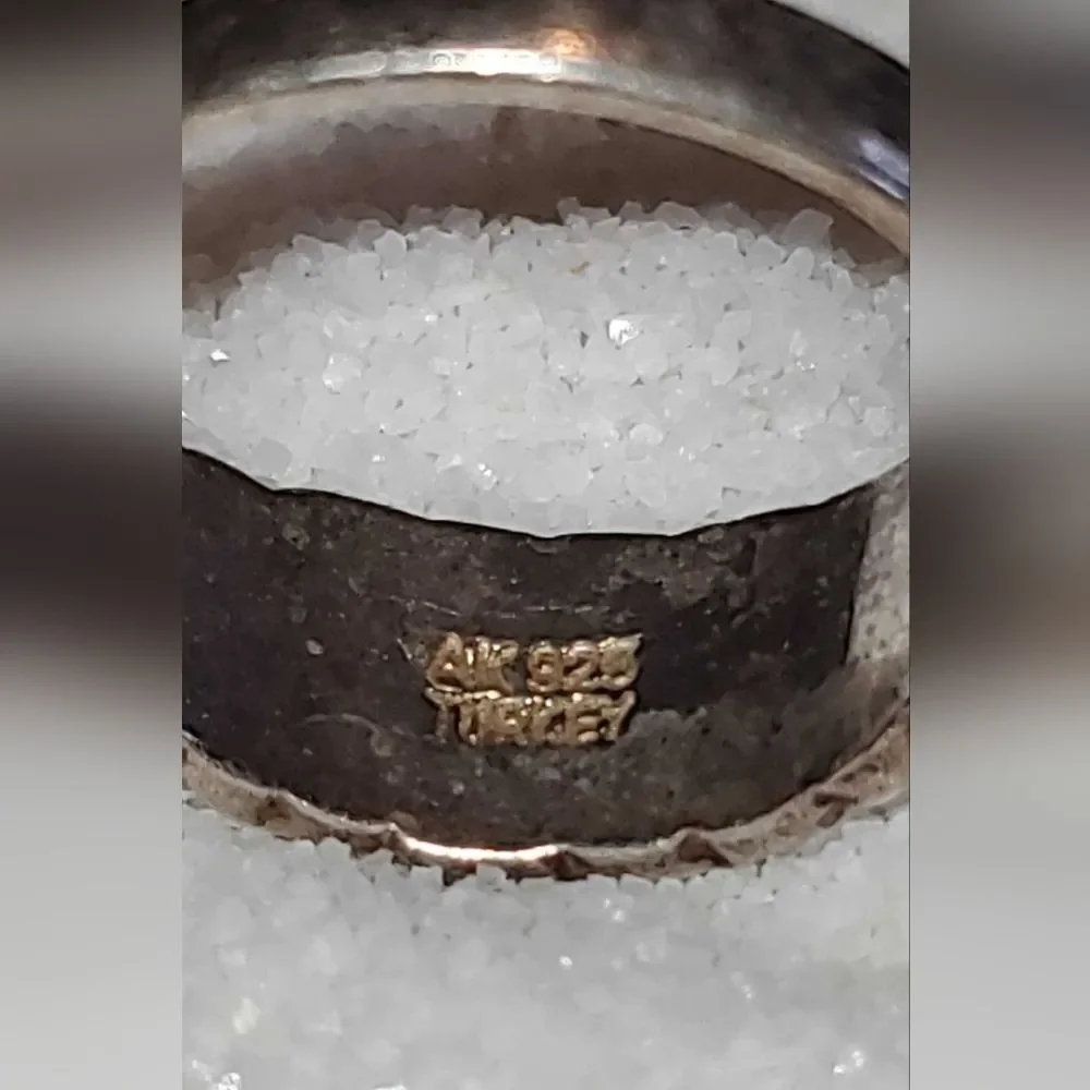 Vintage Turkey Designer Atasay Kuyumculuk 925 Silver Ring